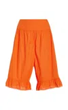 Colleen Allen Victorian Cotton Bloomers In Orange