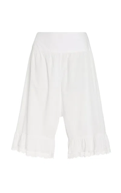 Colleen Allen Victorian Cotton Bloomers In White