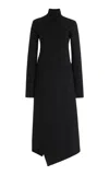 Colleen Allen Wrapped Wool Jacket In Black