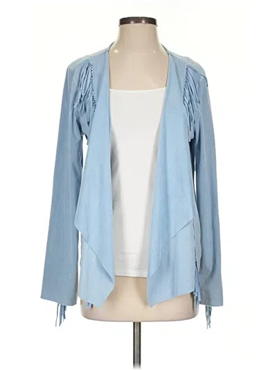 Pre-owned Colleen Lopez Cardigan Sweater In Blue