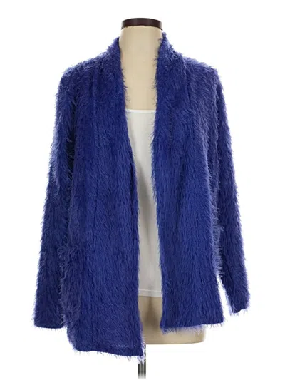Pre-owned Colleen Lopez Cardigan Sweater In Blue