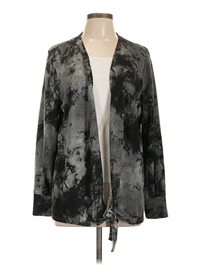 Pre-owned Colleen Lopez Cardigan Sweater In Gray