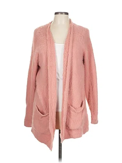 Pre-owned Colleen Lopez Cardigan Sweater In Pink