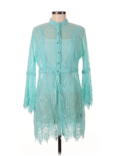 Pre-owned Colleen Lopez Casual Dress In Blue