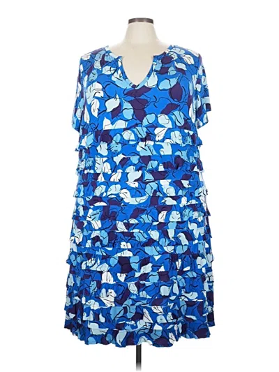 Pre-owned Colleen Lopez Casual Dress In Blue