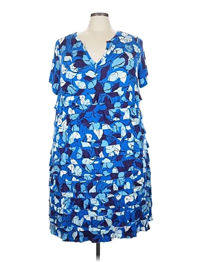 Pre-owned Colleen Lopez Casual Dress In Blue