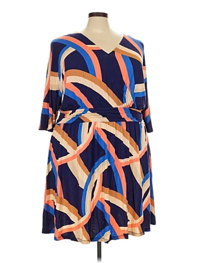 Pre-owned Colleen Lopez Casual Dress In Blue
