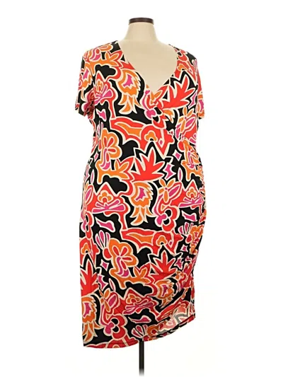 Pre-owned Colleen Lopez Casual Dress In Orange