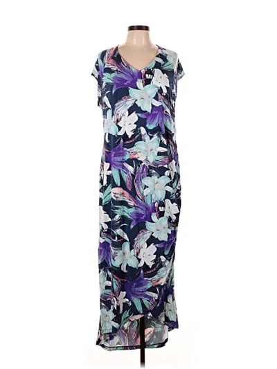 Pre-owned Colleen Lopez Casual Dress In Purple