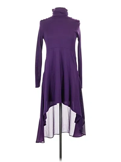 Pre-owned Colleen Lopez Casual Dress In Purple