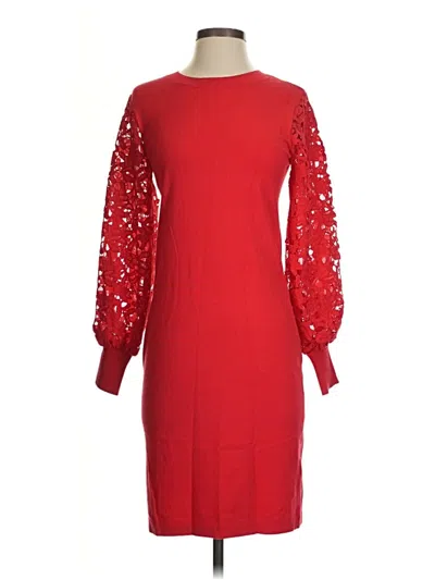 Pre-owned Colleen Lopez Cocktail Dress In Red