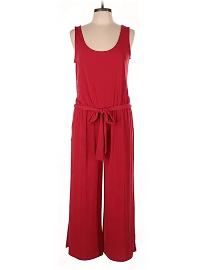 Pre-owned Colleen Lopez Jumpsuit In Red