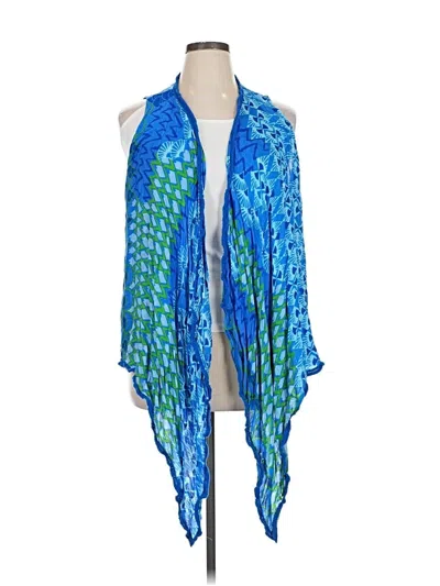 Pre-owned Colleen Lopez Kimono In Blue