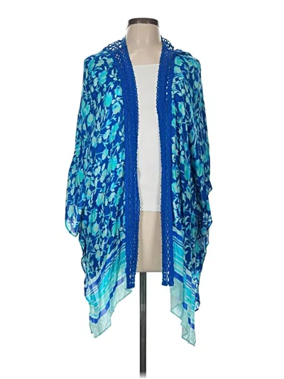 Pre-owned Colleen Lopez Kimono In Blue