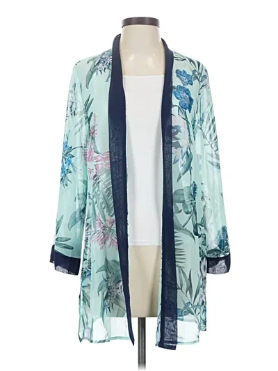 Pre-owned Colleen Lopez Kimono In Blue
