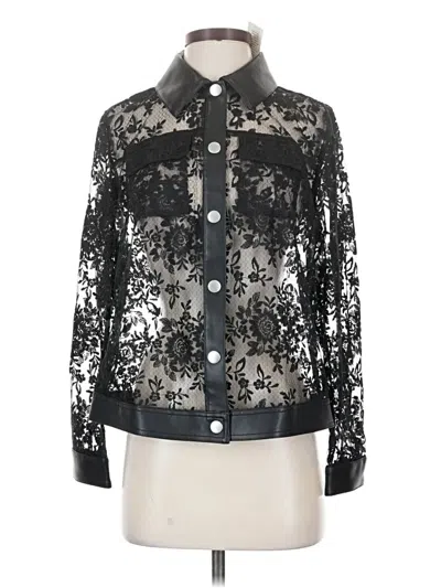 Colleen Lopez Leather Jacket In Multi