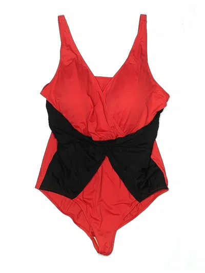 Pre-owned Colleen Lopez One Piece Swimsuit In Red