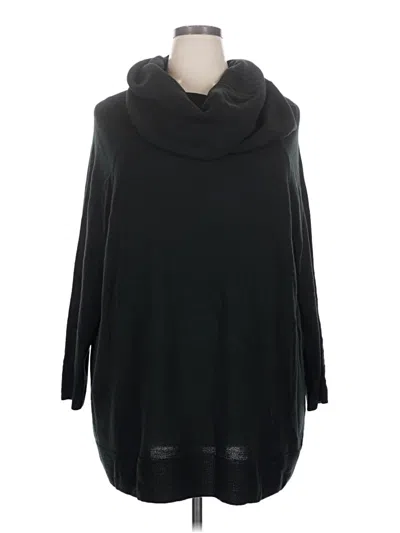 Pre-owned Colleen Lopez Poncho In Black