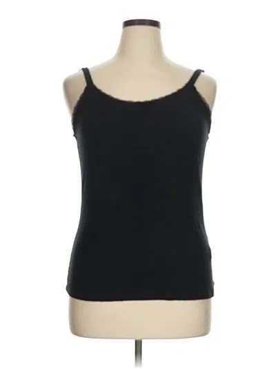 Pre-owned Colleen Lopez Tank Top Black Strapless Neckline Tops