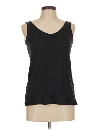 Pre-owned Colleen Lopez Tank Top Black Strapless Neckline Tops