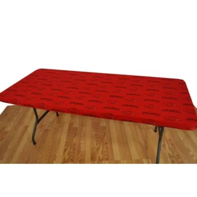 College Covers 6' Table Cover In University Of Arkansas Razorbacks In Red
