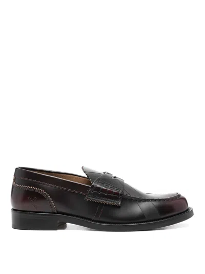 COLLEGE LEATHER LOAFERS