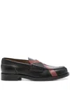 College Leather Loafers In Black