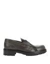 College Man Loafers Steel Grey Size 8 Leather In Grey