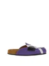 College Sabot With Iconic "x" In Purple