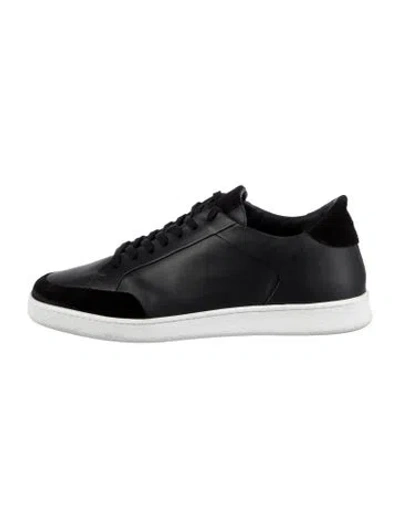 Pre-owned Collegium Leather Sneakers In Black/white