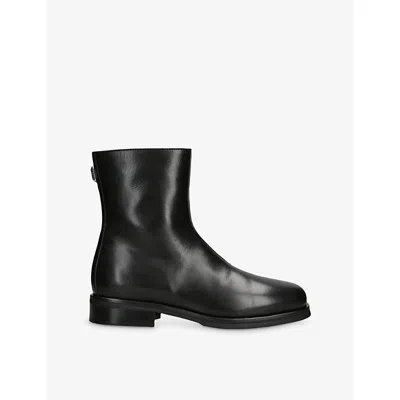 Collegium Mens Black Stivale Leather Ankle Boots Eur 41 / 7 Uk