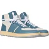 Collegium Pillar Destroyer High Top Sneaker In Blue