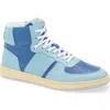 Collegium Pillar Destroyer High Top Sneaker In Blue