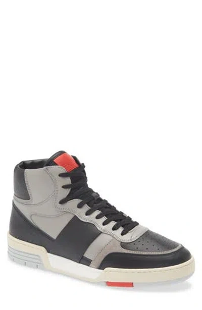 Collegium Pillar Destroyer High Top Sneaker In Gray