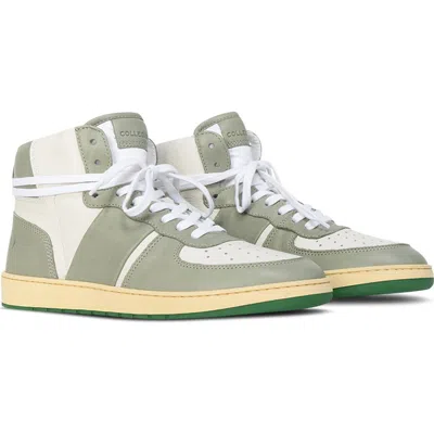 Collegium Pillar Destroyer High Top Sneaker In Green