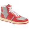 Collegium Pillar Destroyer High Top Sneaker In Red