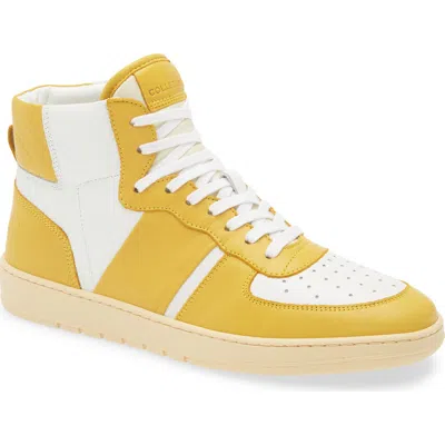 Collegium Pillar Destroyer High Top Sneaker In Yellow