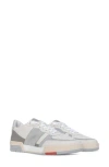 Collegium Pillar Destroyer Ii Off-white Panelled Leather Sneakers In Multi