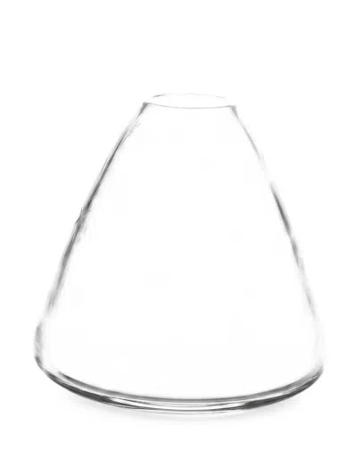 Collevilca Dondolo Star-motif Crystal Vase In Transparent