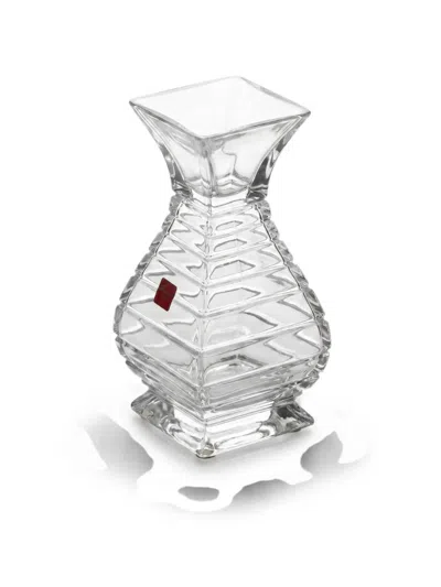 Collevilca Mughetto Ribbed Vase In Transparent