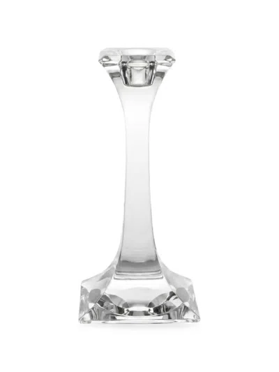 Collevilca Perla Crystal Candle Holder In Transparent