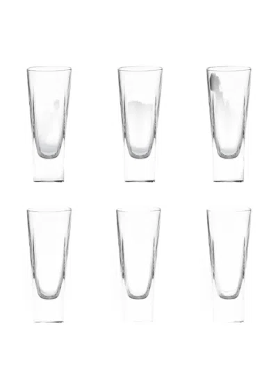 Collevilca Perla Whisky Glasses (set Of Six) In Transparent