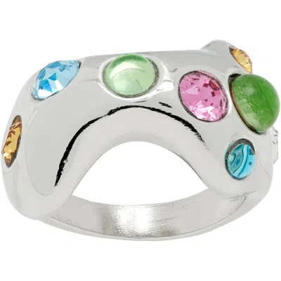 Collina Strada Bat Ring In Pastel Multi
