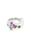Collina Strada Bat Ring In Silver