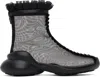 Collina Strada Black Fctry Lab Edition Rufl Boots In Black
