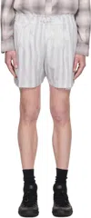 Collina Strada Blue Flower Stripe Odeon Boxer Shorts