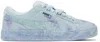 Collina Strada Blue Puma Edition Suede Xl Tie Dye Sneakers In Tie Dye