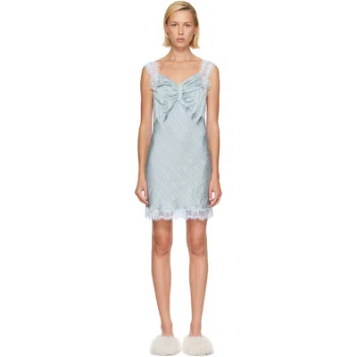 Collina Strada Blue Raina Minidress