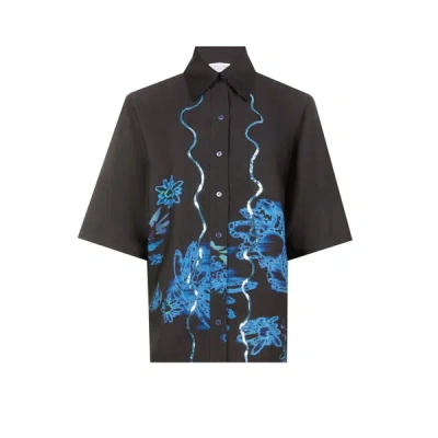 Collina Strada Chemise En Soie In Multicolore