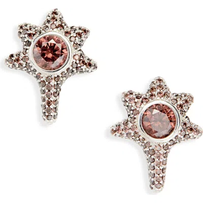 Collina Strada Coral Stud Earrings In Gold